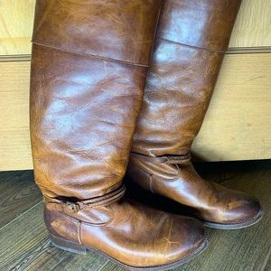 Frye Melissa Belted Boots Sz 5.5